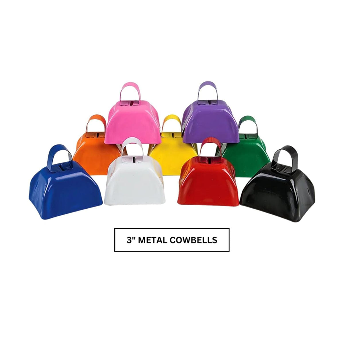 NW036 3 Inch Metal Cow Bell Noise Maker