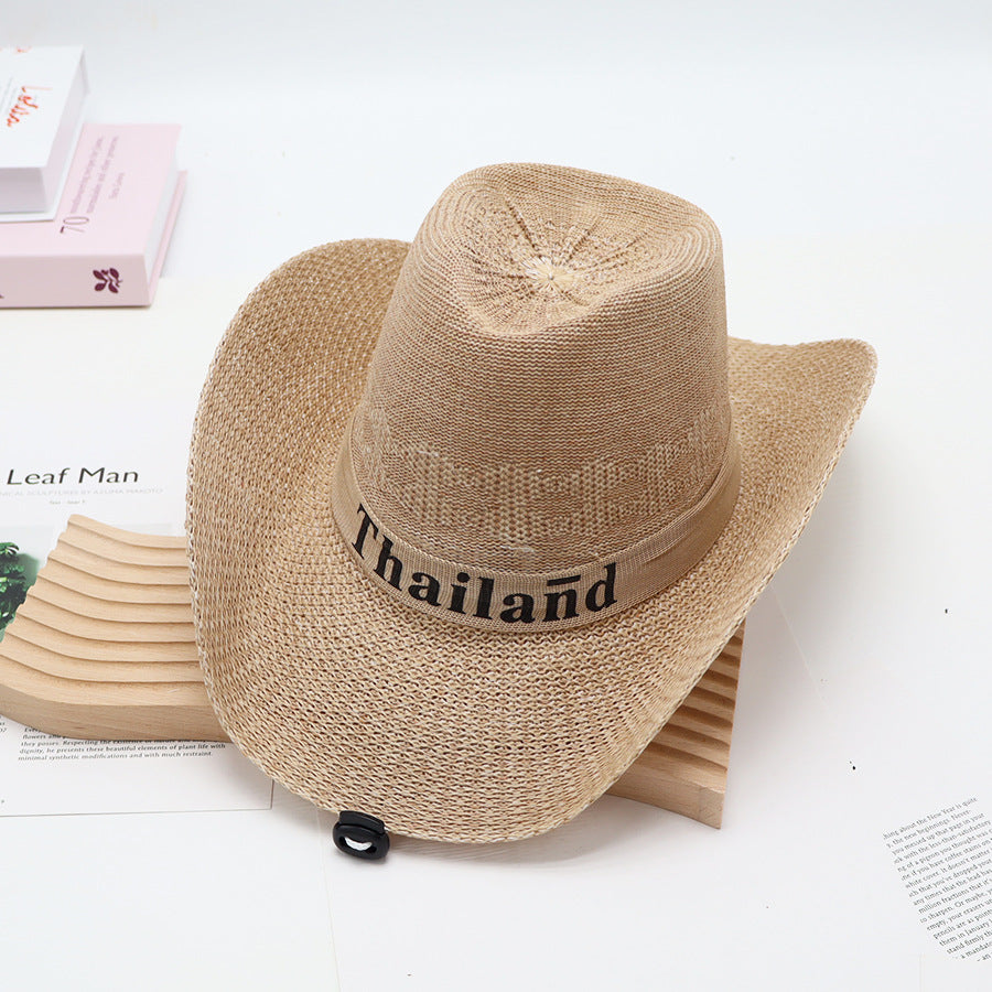 SUPSAW162 Straw Cowboy Cowgirl Hat