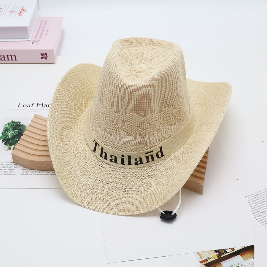 SUPSAW162 Straw Cowboy Cowgirl Hat