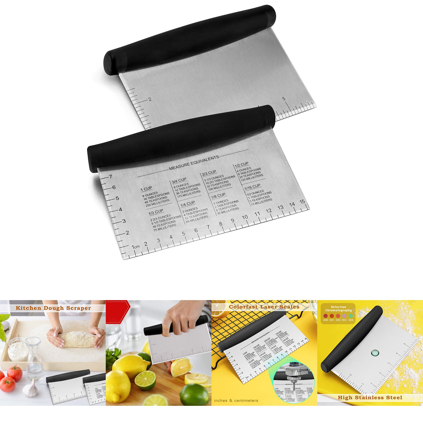 SUPSCH294 Metal Griddle Scraper Chopper