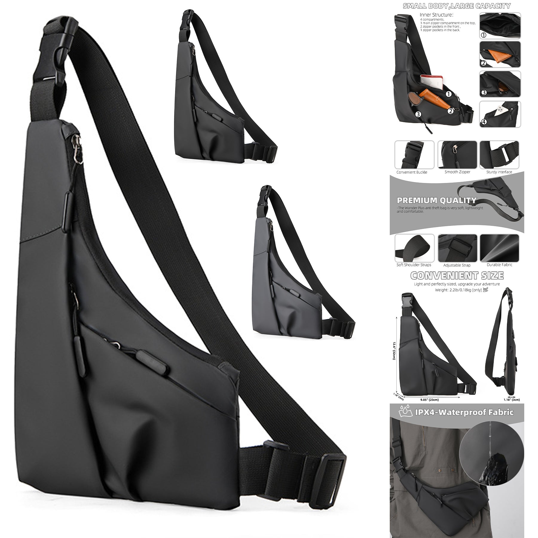 SUPSCH279 Anti Theft Travel Bag