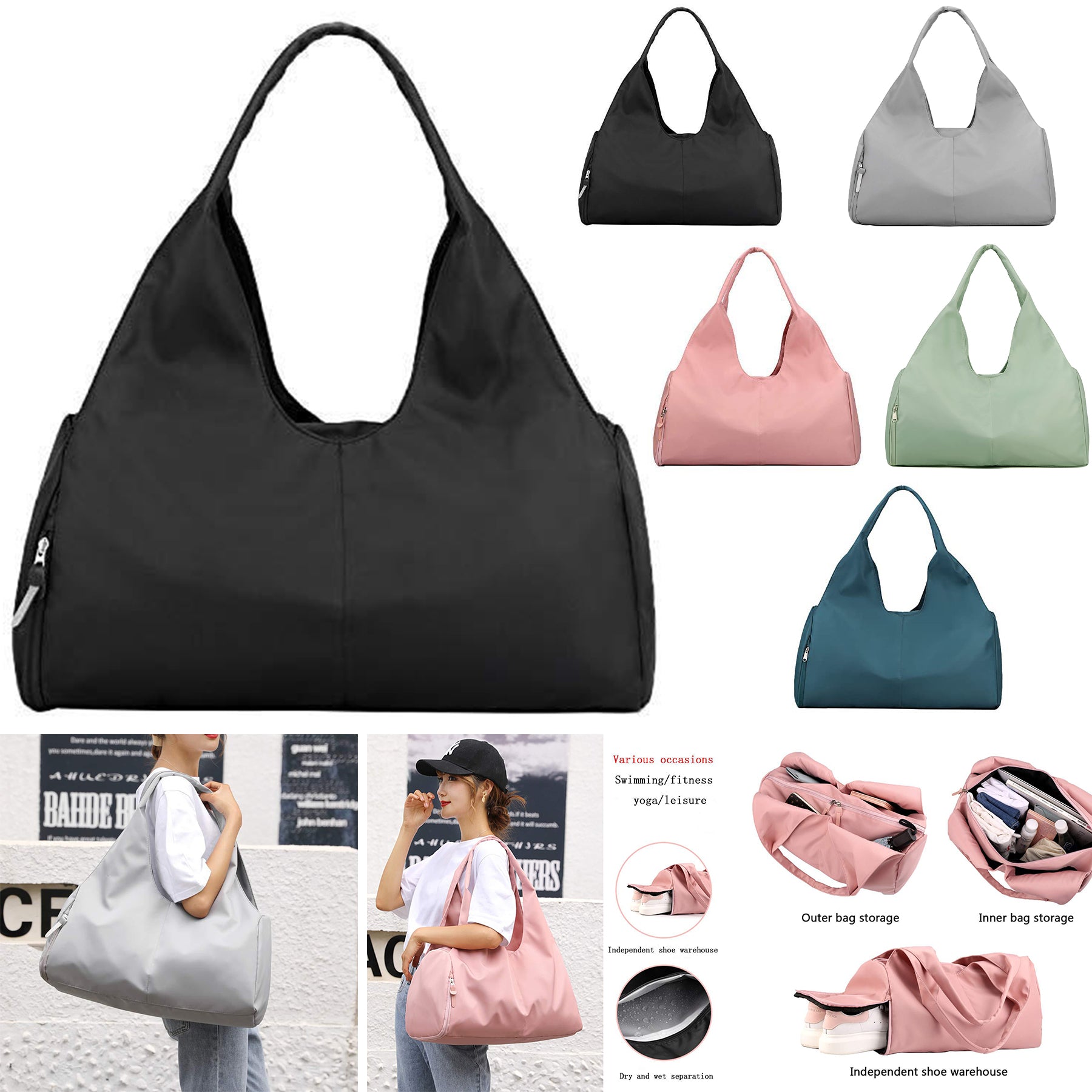 SUPSCH185 Duffel Bag Gym Tote