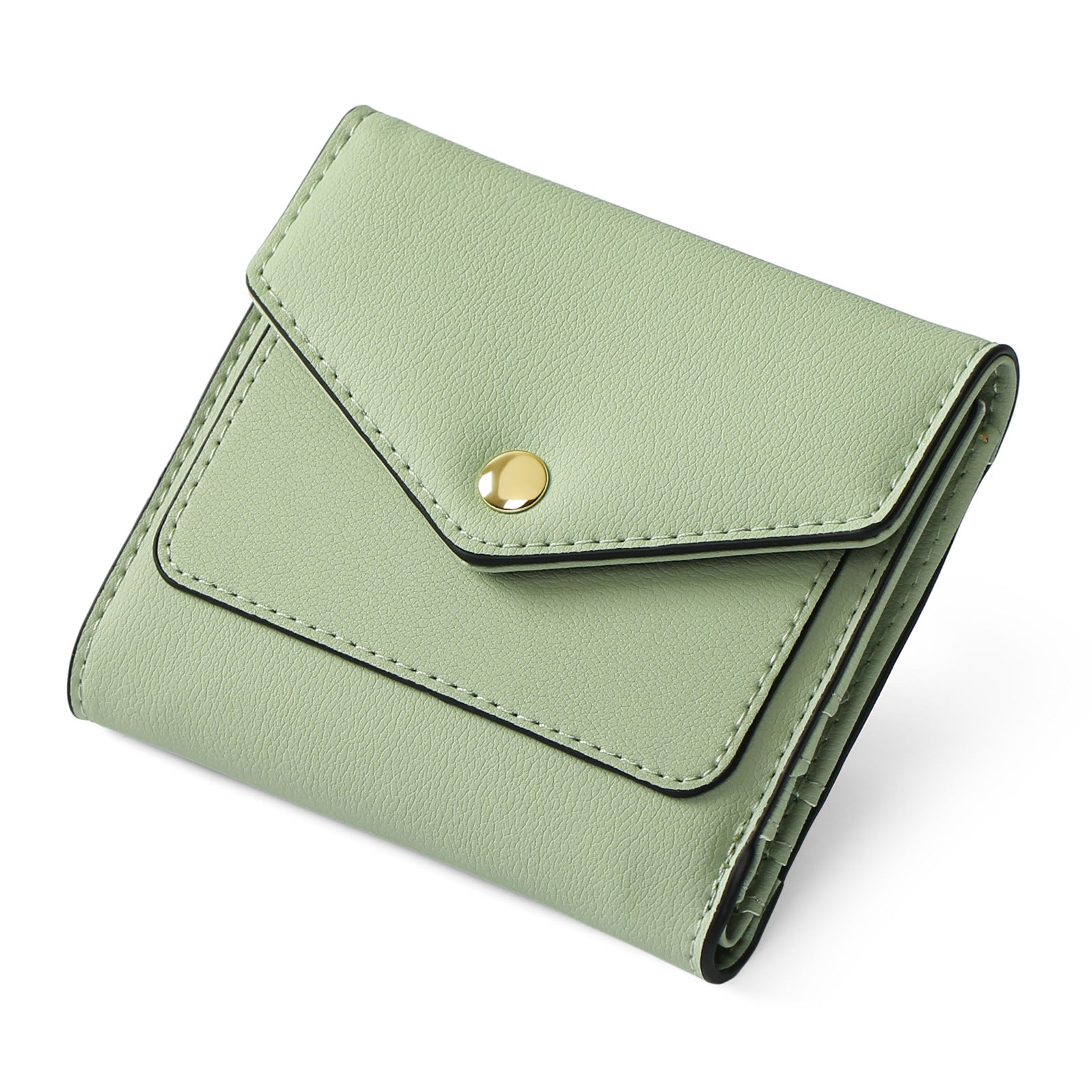 SUPSCH112 PU Leather RFID Blocking Slim Mini Wallet