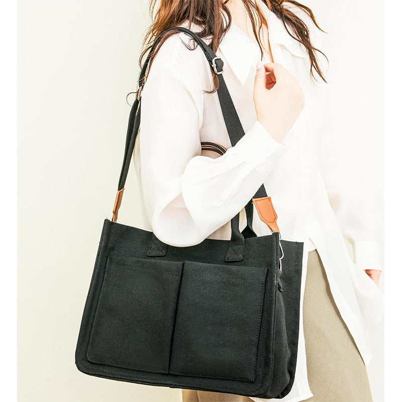 SUPSCH192 Large Canvas Tote Bag
