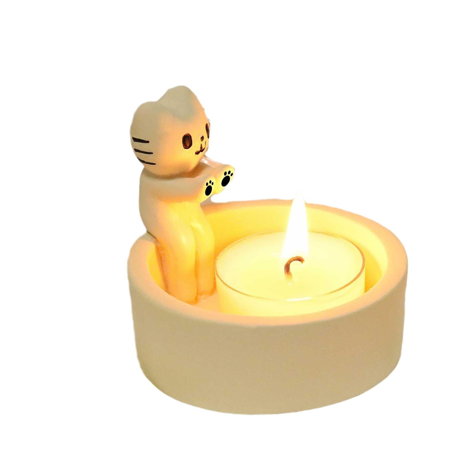 SUPSCH302 Cat Candle Holder