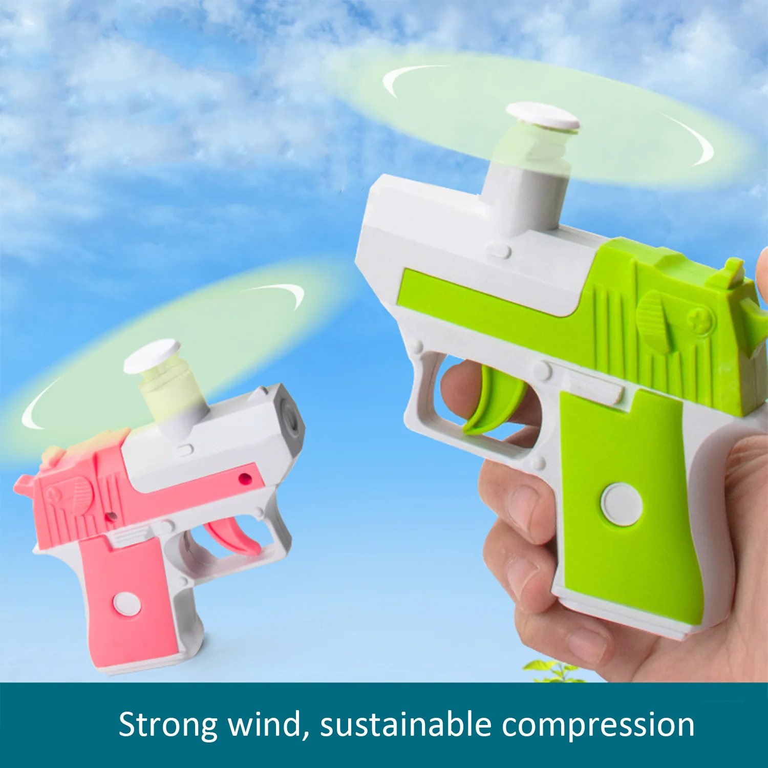 SUPSCH235 Small Radish Gun Mini Creative Manual Press Toy