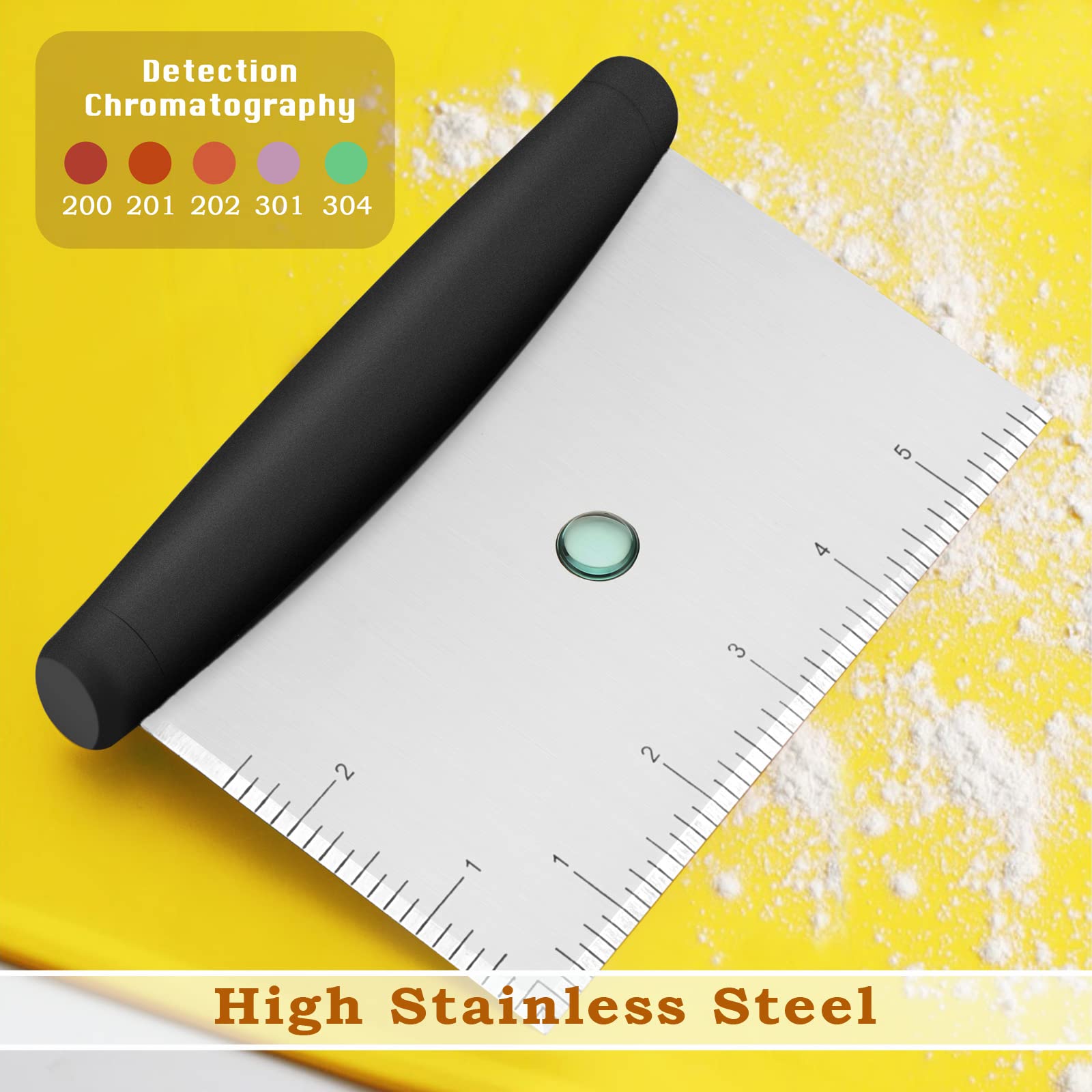 SUPSCH294 Metal Griddle Scraper Chopper