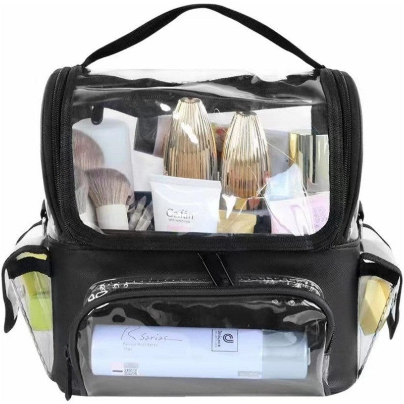 SUPSCH210 Transparent PVC Clear Travel Makeup Brush Holder