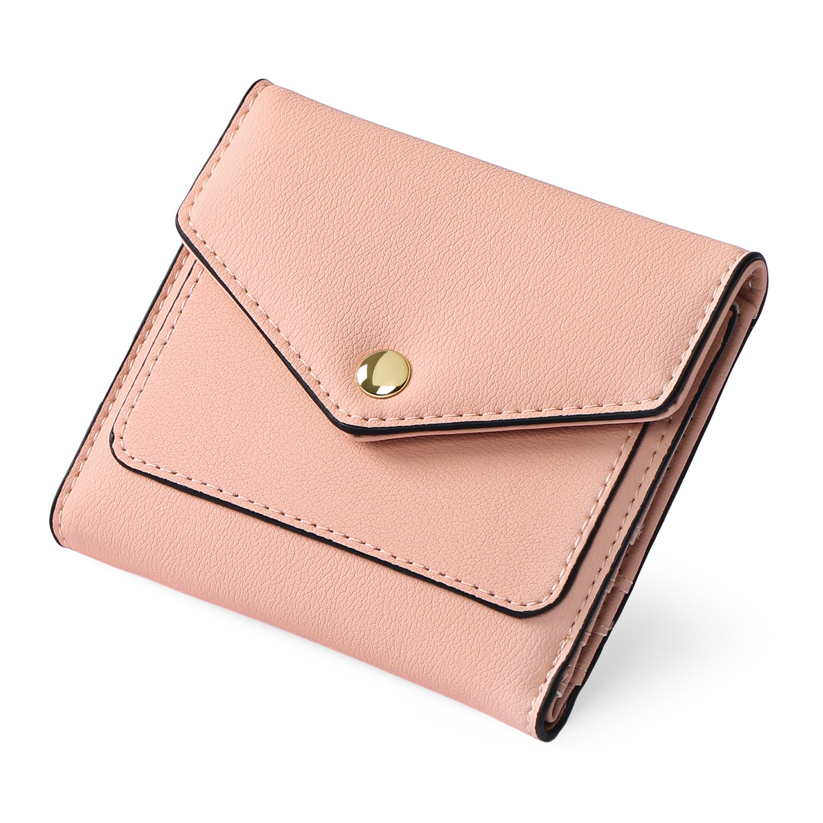 SUPSCH112 PU Leather RFID Blocking Slim Mini Wallet