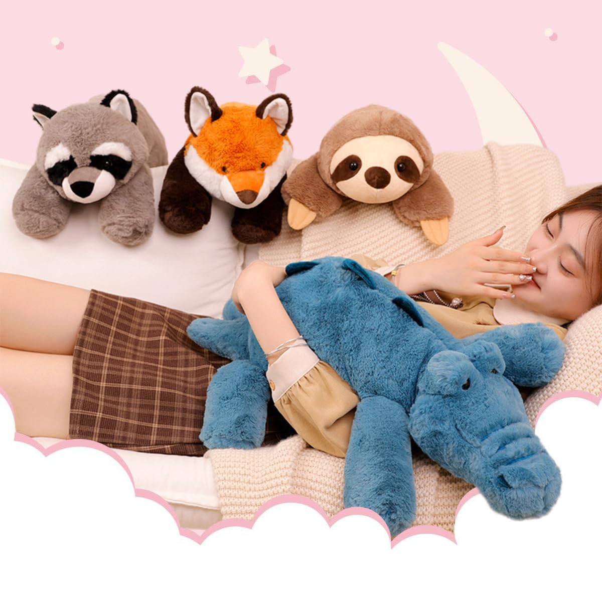 SUPSCH049 Plush Fox Pillow
