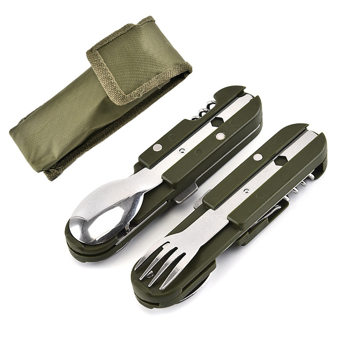 HUPSBY334 5in1 Portable Folding Travel Utensil