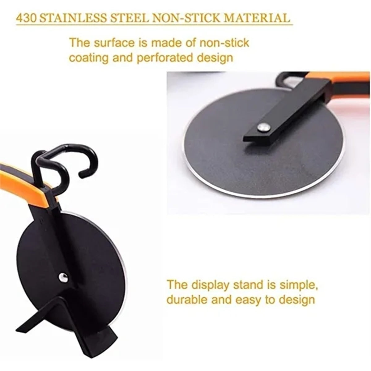 HUPSBY335 Bicycle Pizza Cutter Slicer