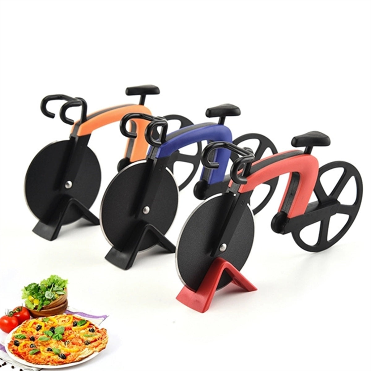 HUPSBY335 Bicycle Pizza Cutter Slicer