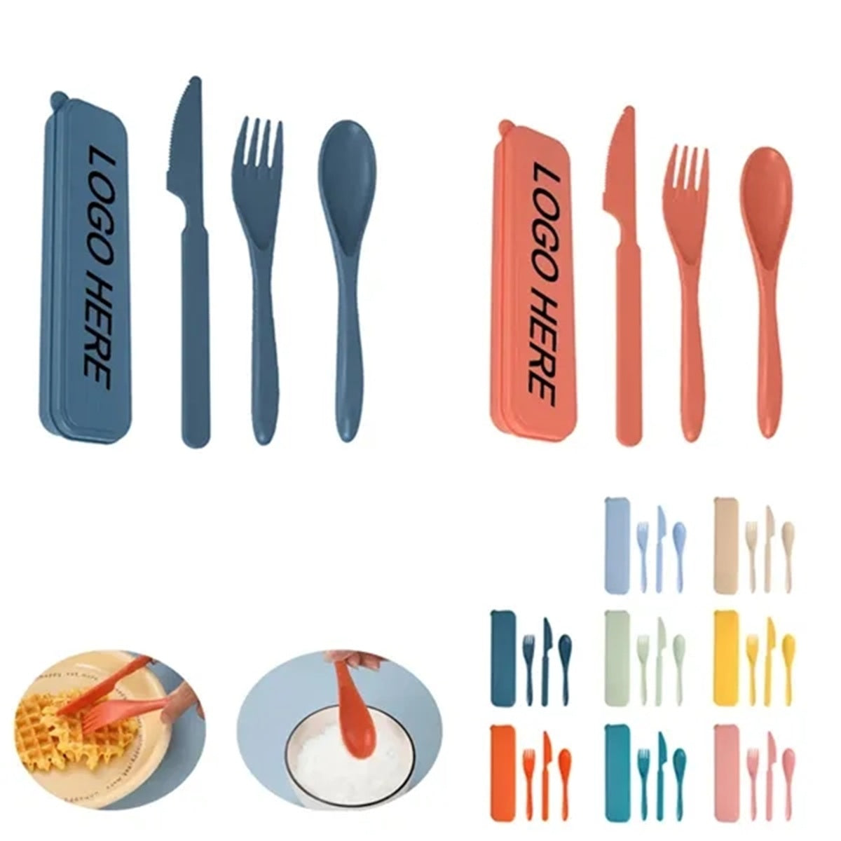 HUPSBY337 Wheat Straw Cutlery Set