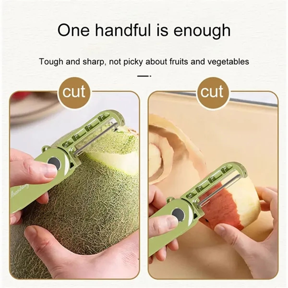 HUPSBY372 Portable Foldable Peeler with Stainless Steel Blade