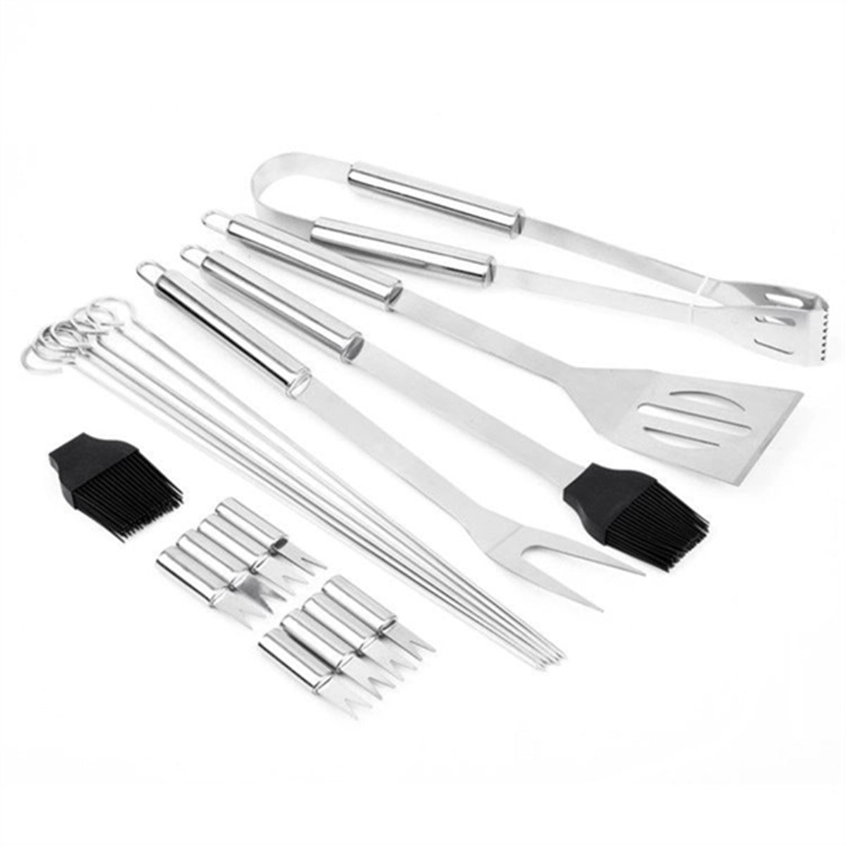 HUPSBY376 Stainless Steel BBQ Set With Storage Bag