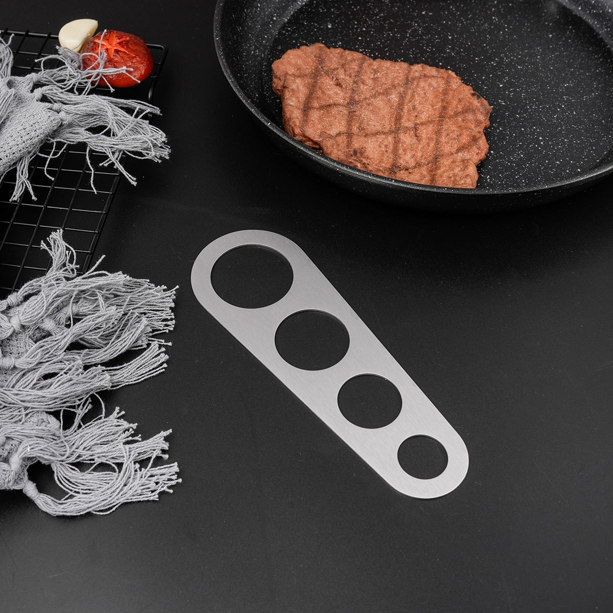 HUPSBY391 Stainless Steel Spaghetti Measuring Tool 4 Portion Sizes