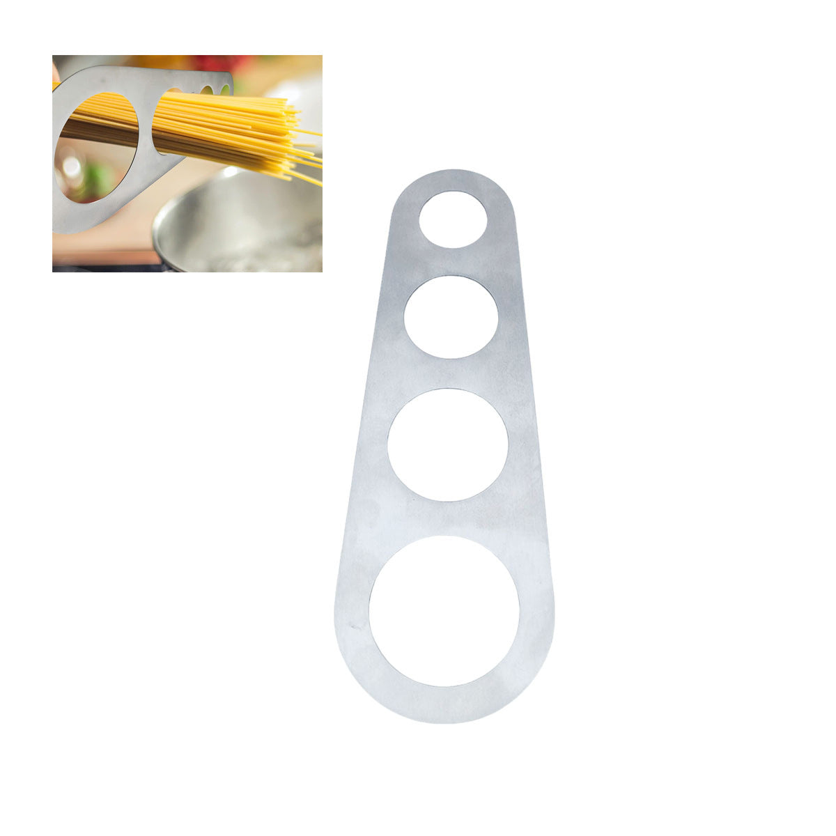 HUPSBY391 Stainless Steel Spaghetti Measuring Tool 4 Portion Sizes