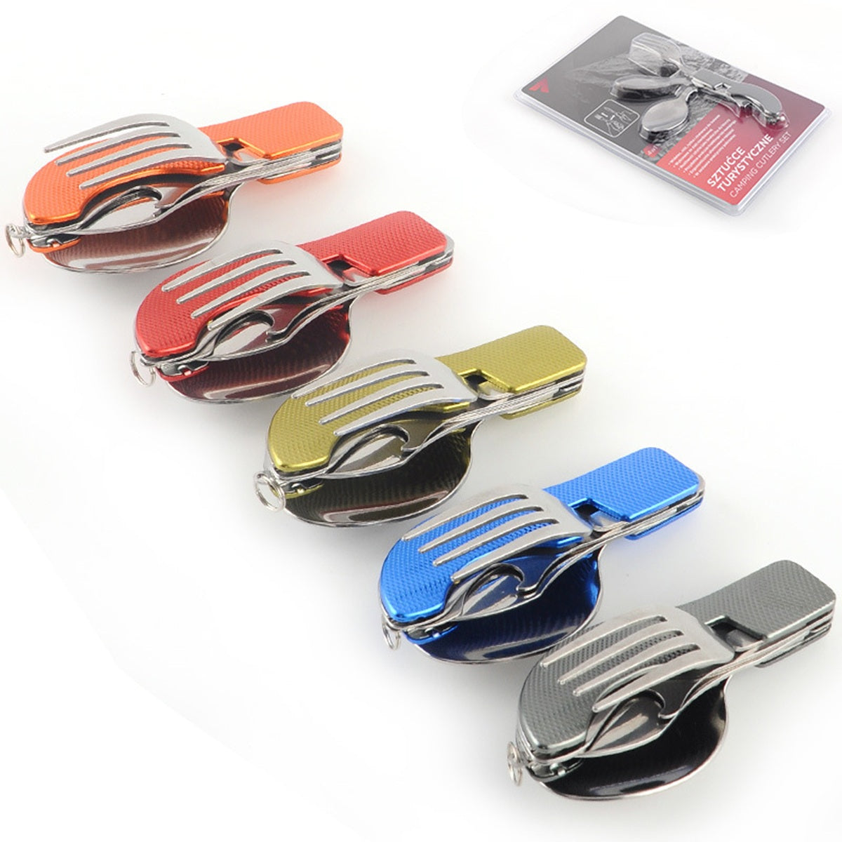 HUPSBY414 4-in-1 Camping Utensils