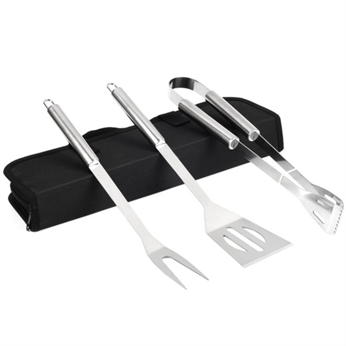 HUPSBY458 3pcs Stainless Steel BBQ Grilling Tool Set