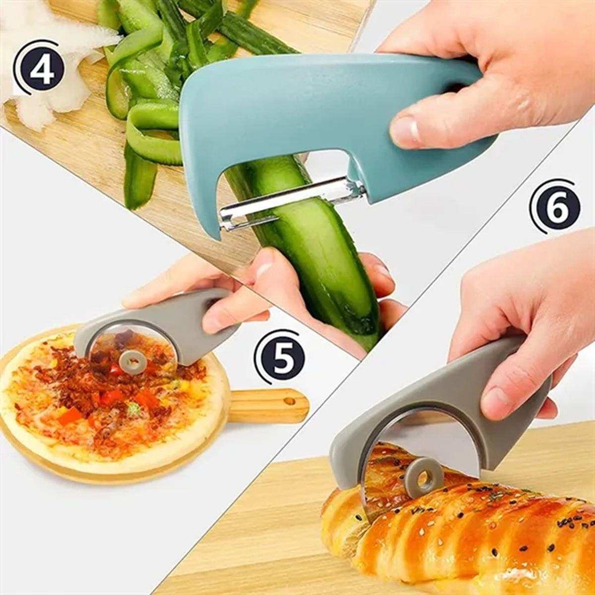 HUPSBY494 5 Piece Space Saving Kitchen Gadget Set