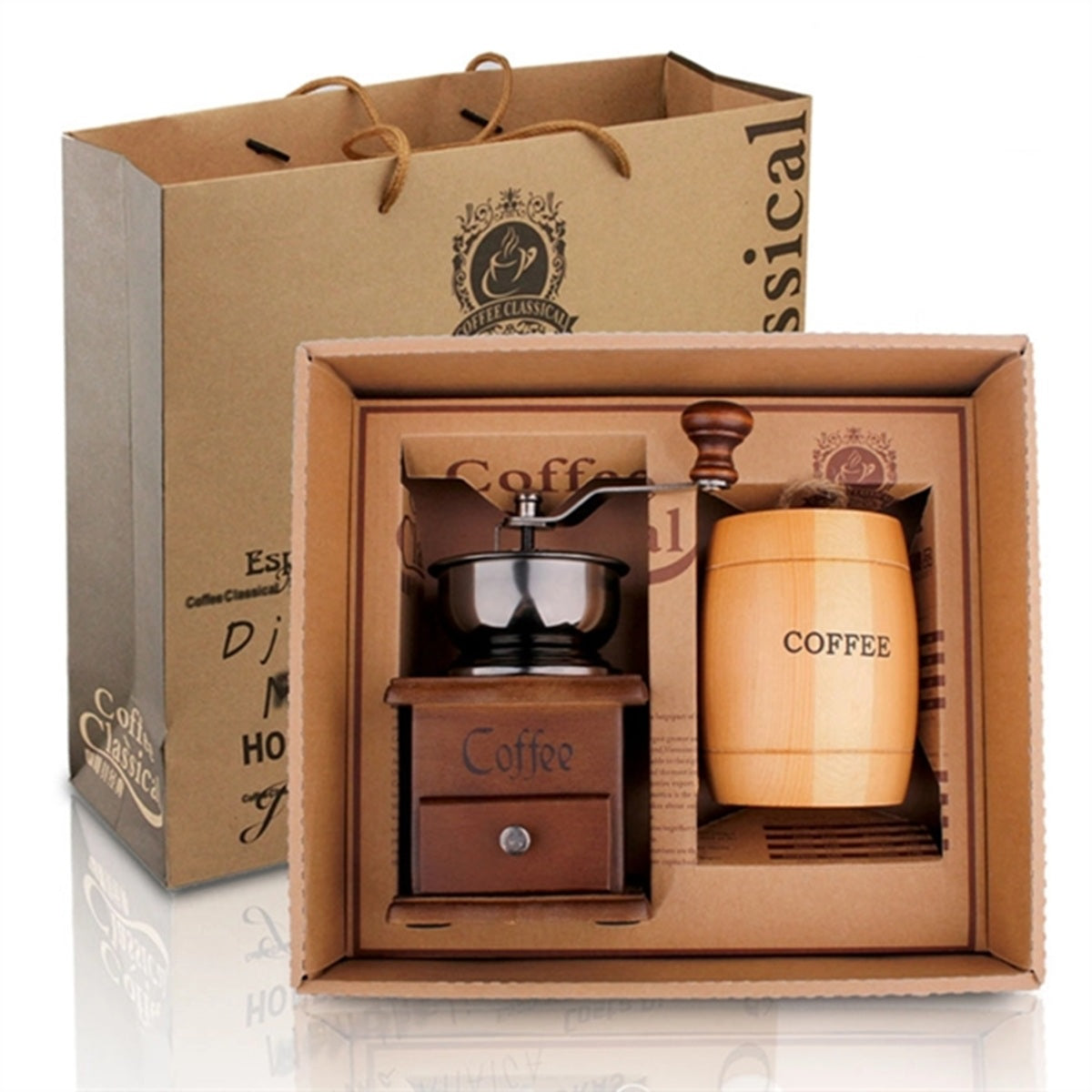 HUPSBY522 Bean Grinder Coffee Gift Box