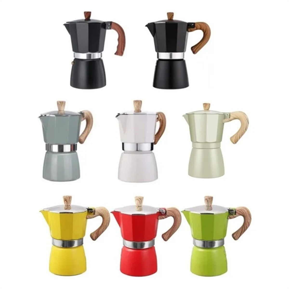 HUPSBY525 Moka Pot Espresso Coffee Maker 10oz