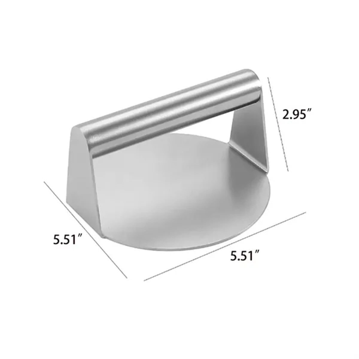 HUPSBY527 Stainless Steel Meat Press Grill Kitchen Tool Household Mold
