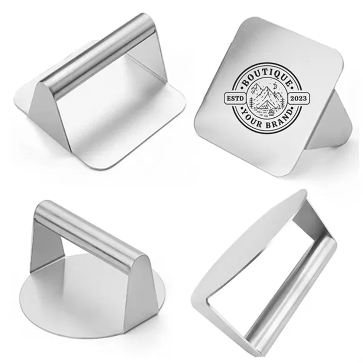 HUPSBY527 Stainless Steel Meat Press Grill Kitchen Tool Household Mold