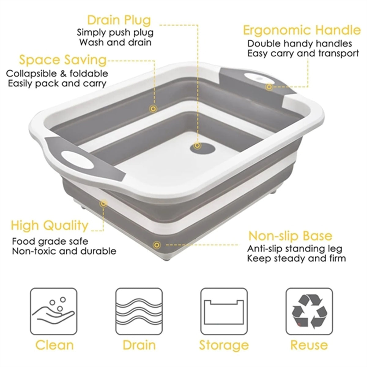 HUPSBY537 Foldable Cutting Board