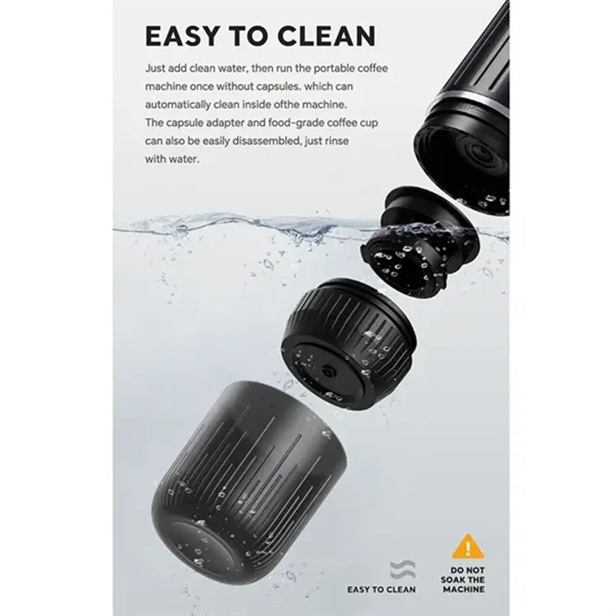 HUPSBY543 Portable Electric Espresso Coffee Maker