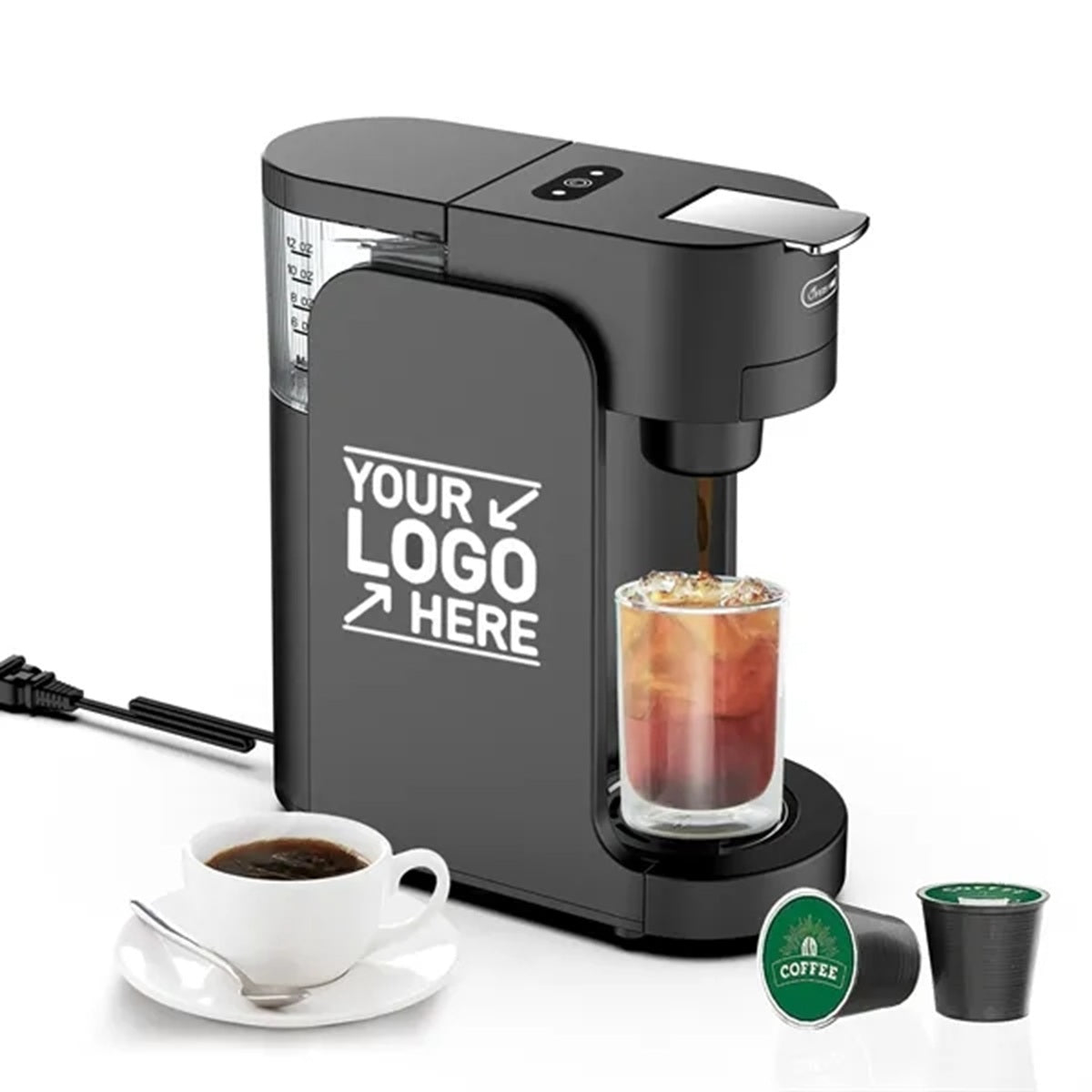 HUPSBY548 Single Serve K-Cup Pod Coffee Maker