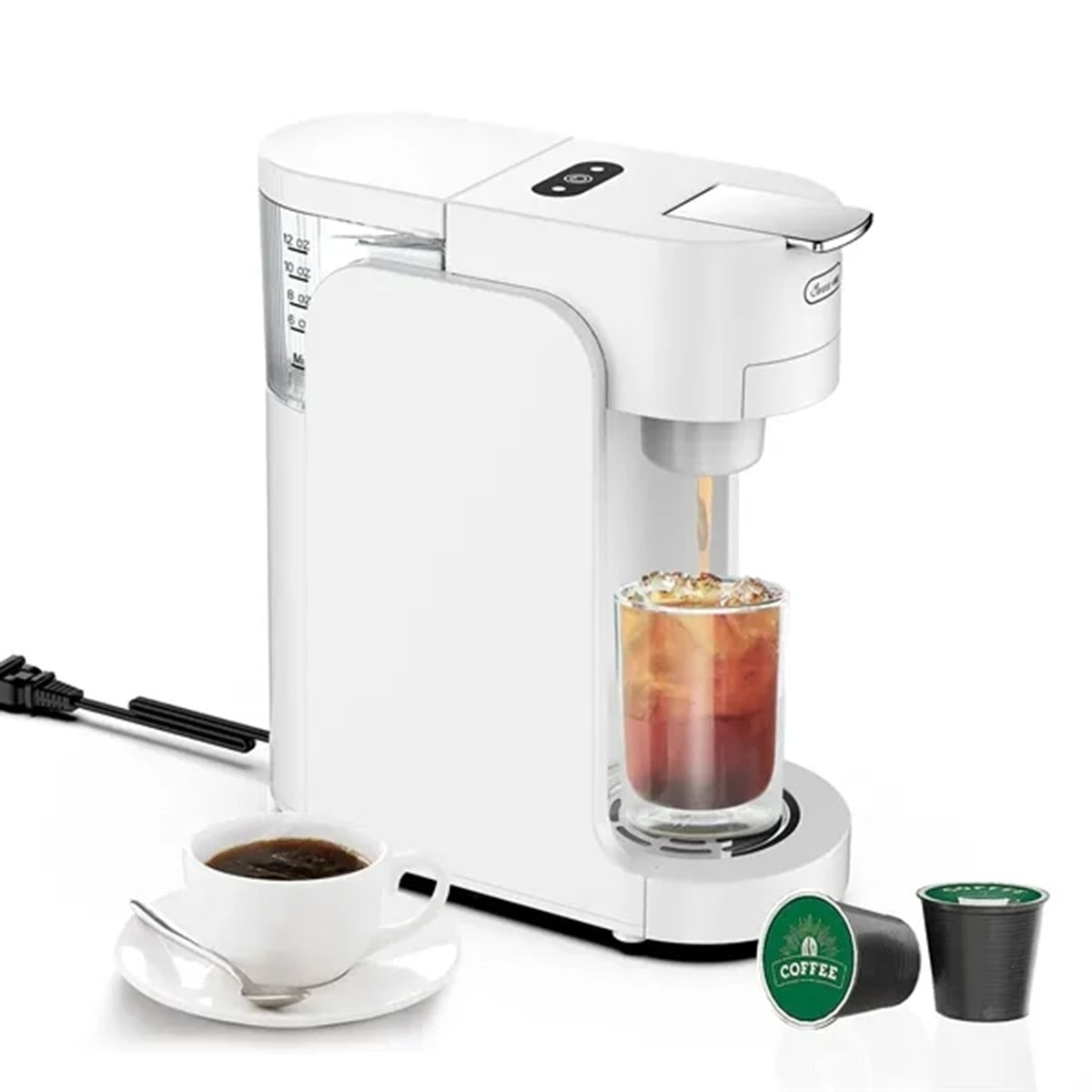 HUPSBY548 Single Serve K-Cup Pod Coffee Maker
