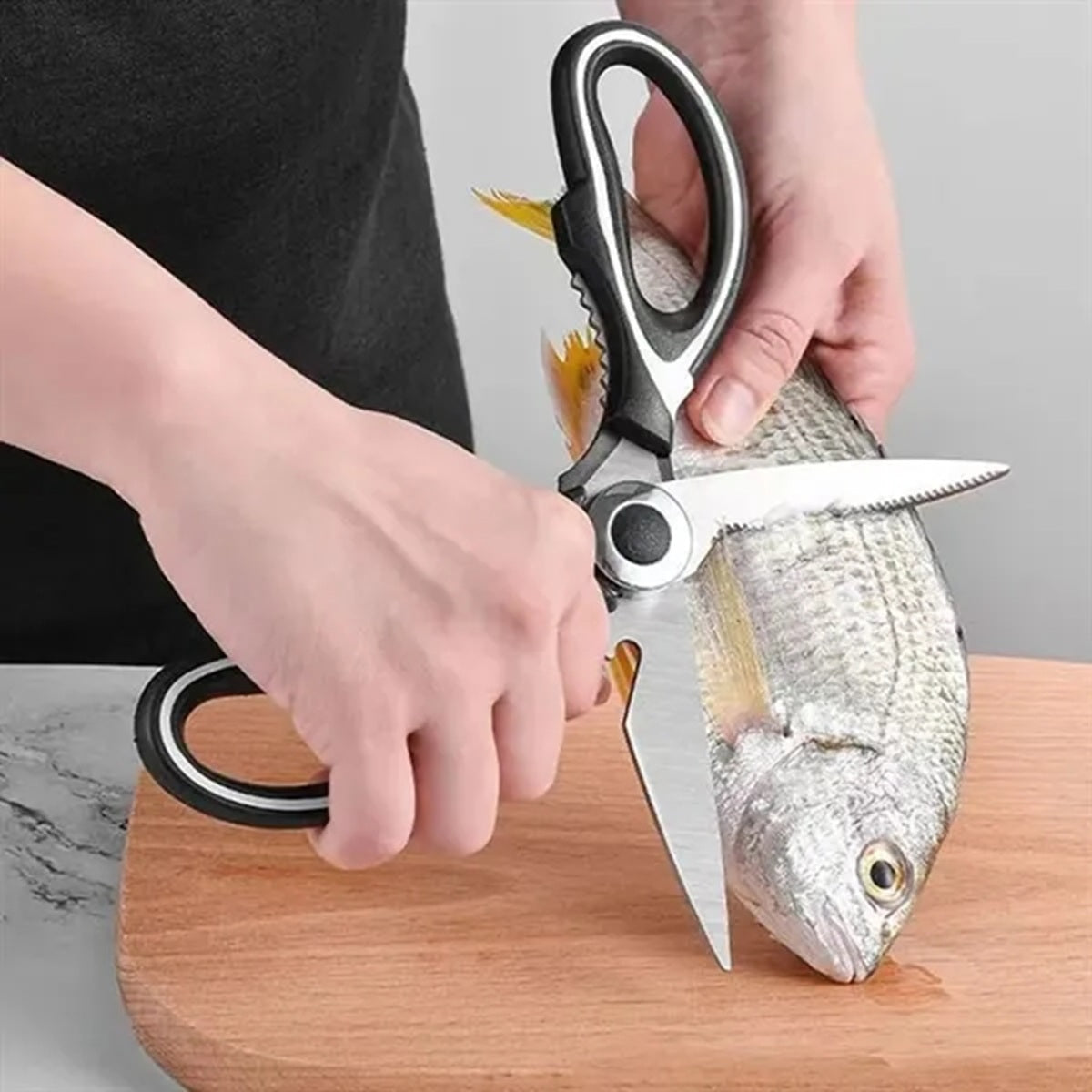 HUPSBY552 Stainless Steel Multi-Use Scissors With Bottle Opener