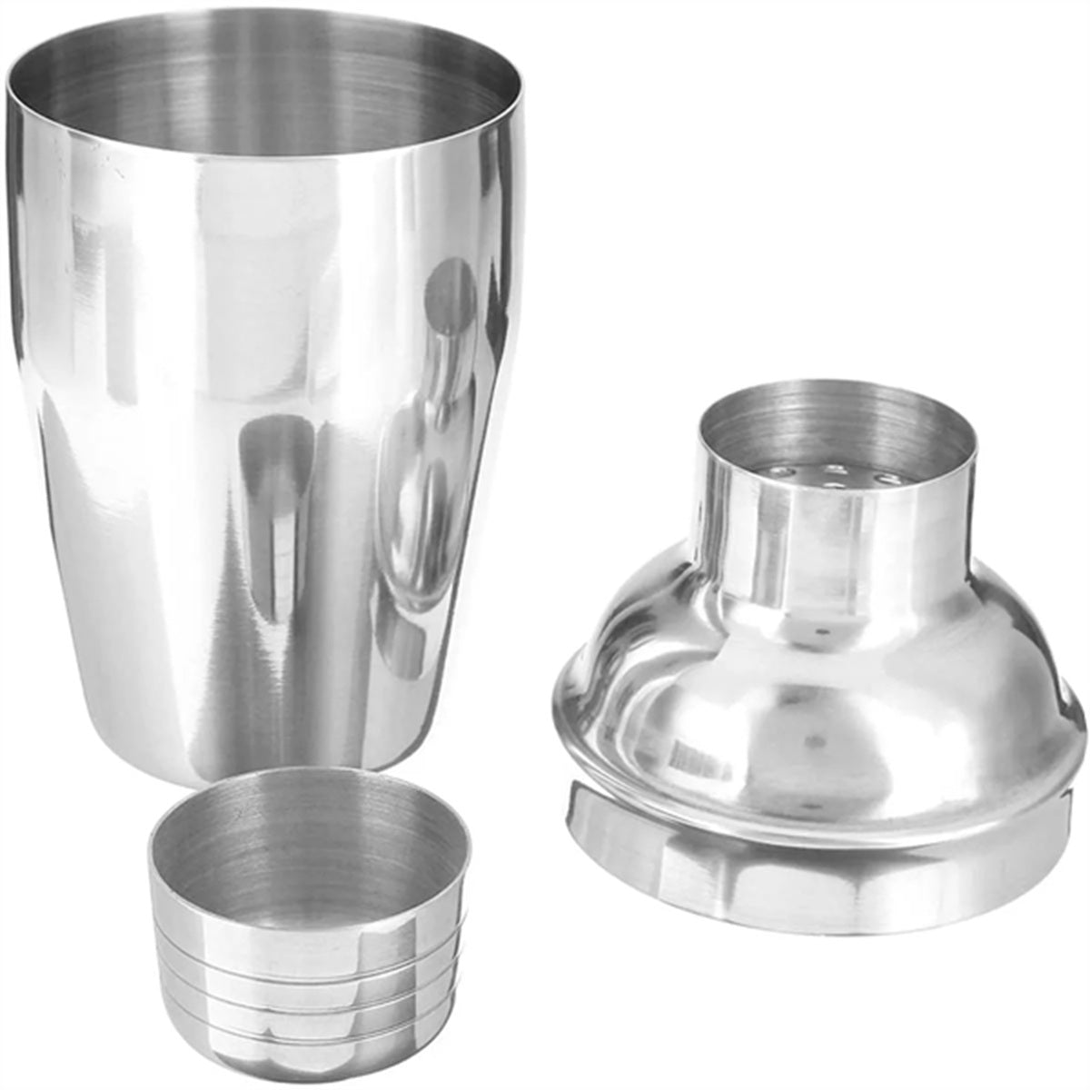 HUPSBY633 Custom Fashion 8-Piece Silver Cocktail Shaker Set