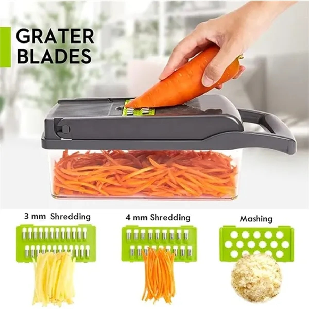 HUPSBY664 14 in 1 Vegetable Chopper