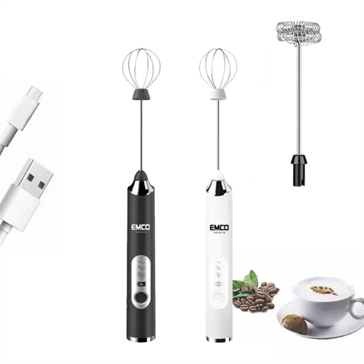 HUPSBY679 Rechargeable Electric Whisk Milk Frother