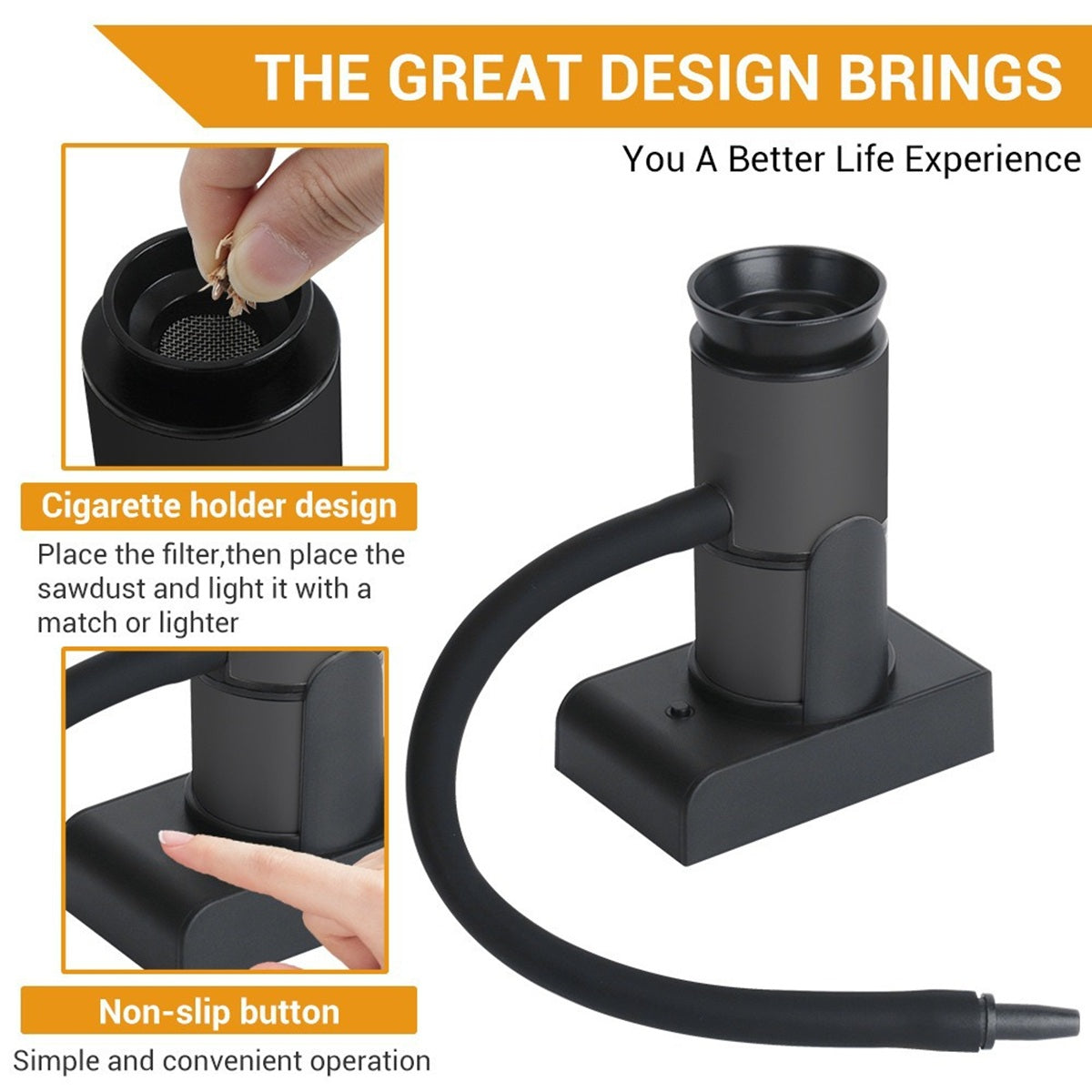 HUPSBY739 Handheld Food Kitchen Smoker Gun