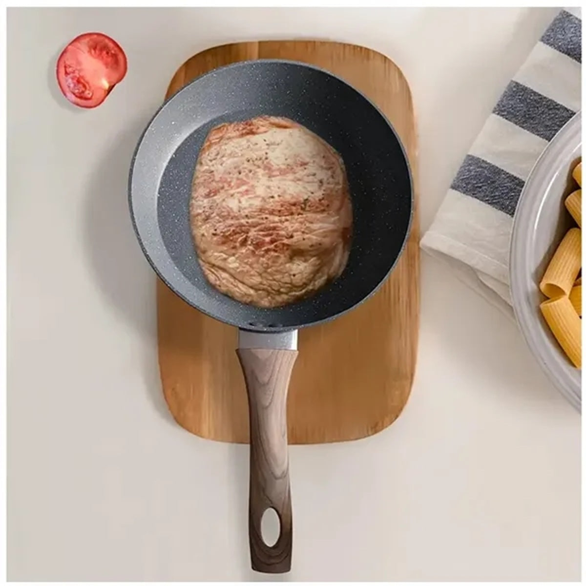 HUPSBY750 Swiss Medical Stone Chef Pan Kitchen Steak Omelette