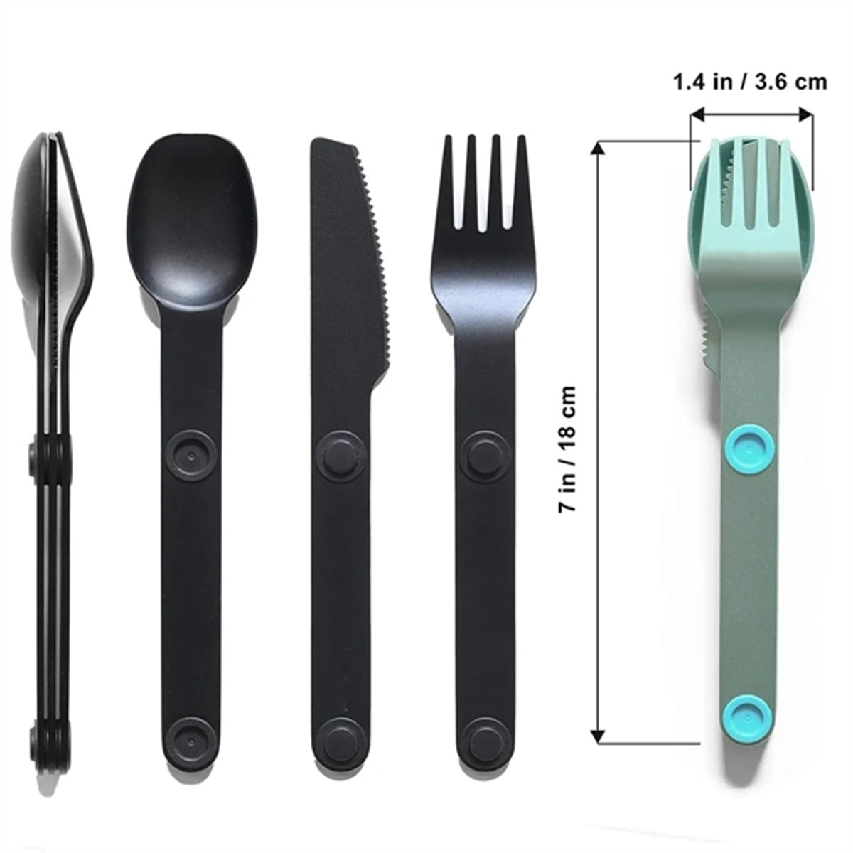 HUPSBY756 Magnetic Camping Utensils Set