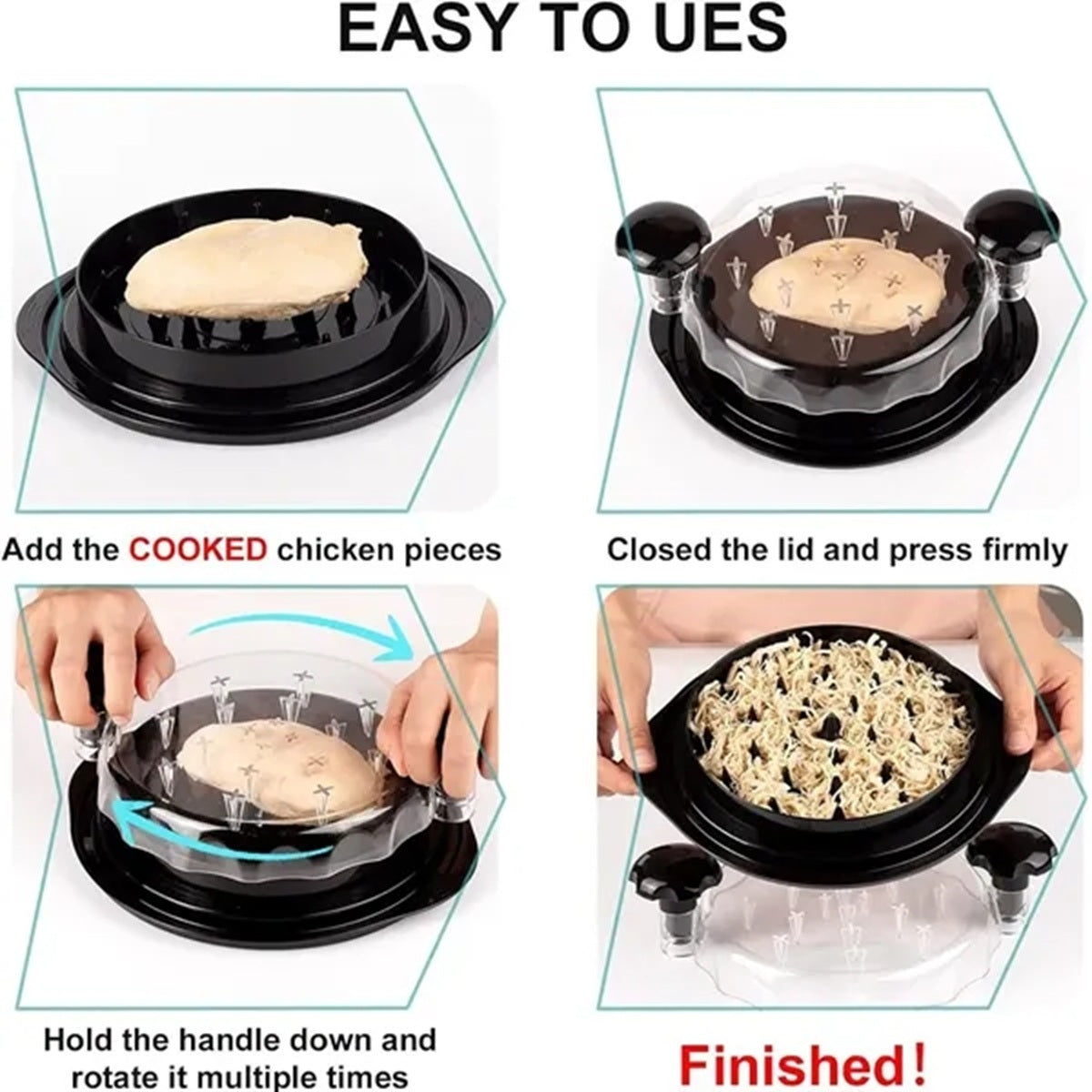 HUPSBY787 Chicken Shredder Tool Twist