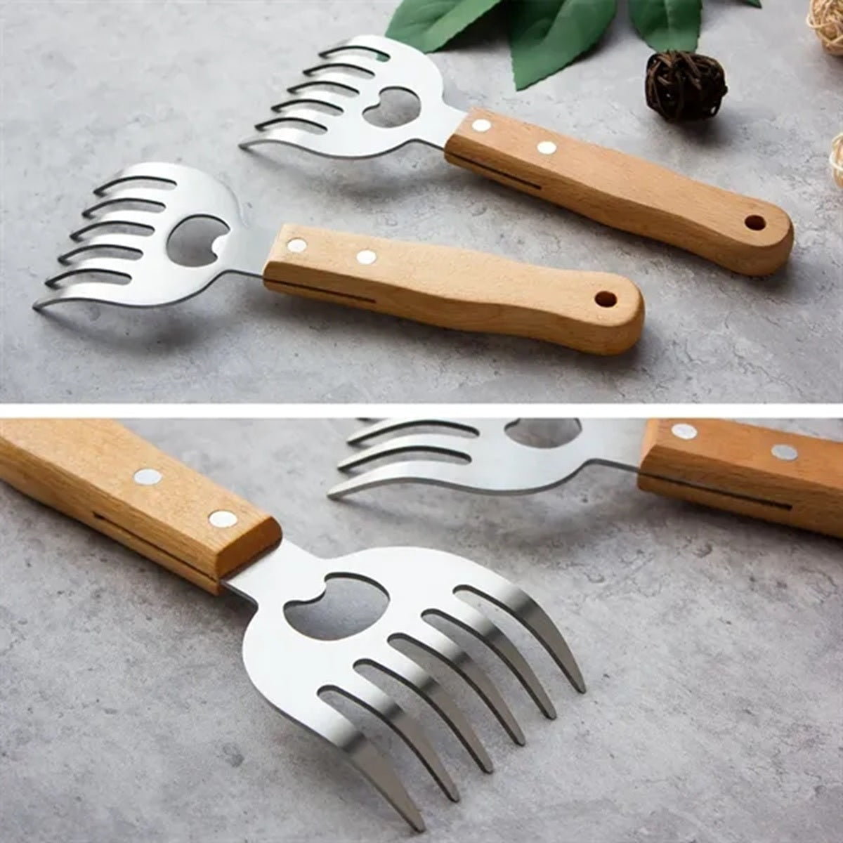 HUPSBY788 Stainless Steel Bear Claw Meat Tearer
