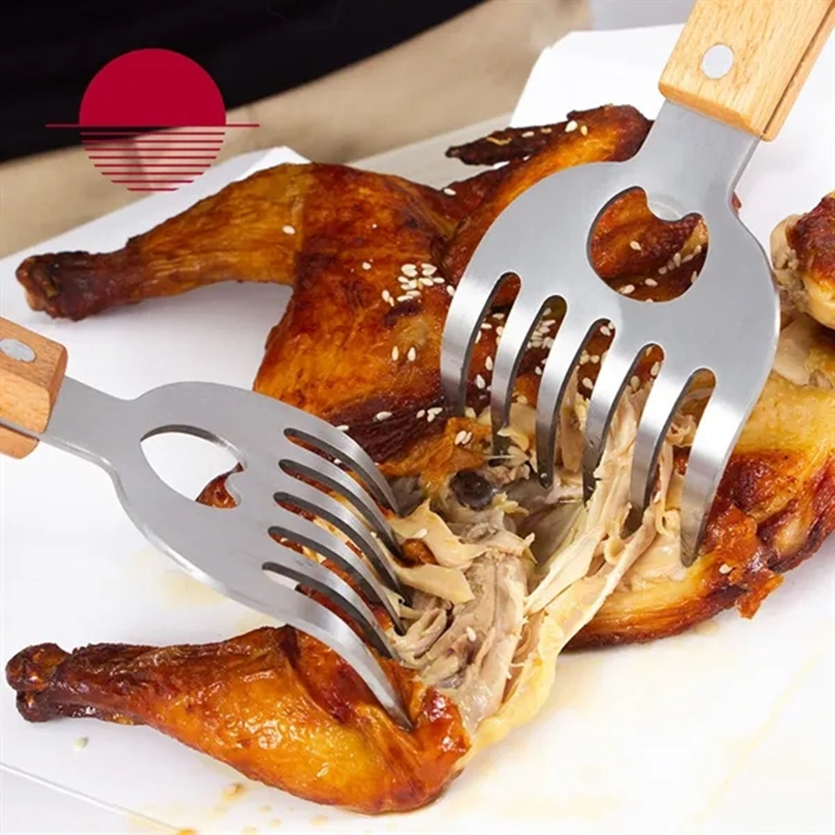 HUPSBY788 Stainless Steel Bear Claw Meat Tearer