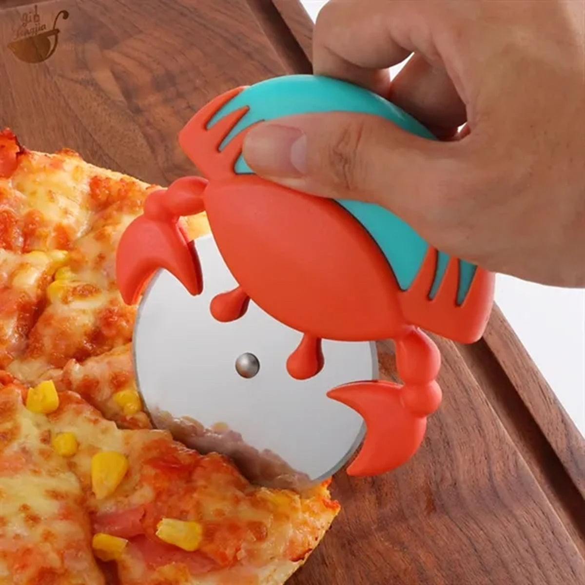 HUPSBY791 Funny Crab Pizza Roller Cutting Wheel