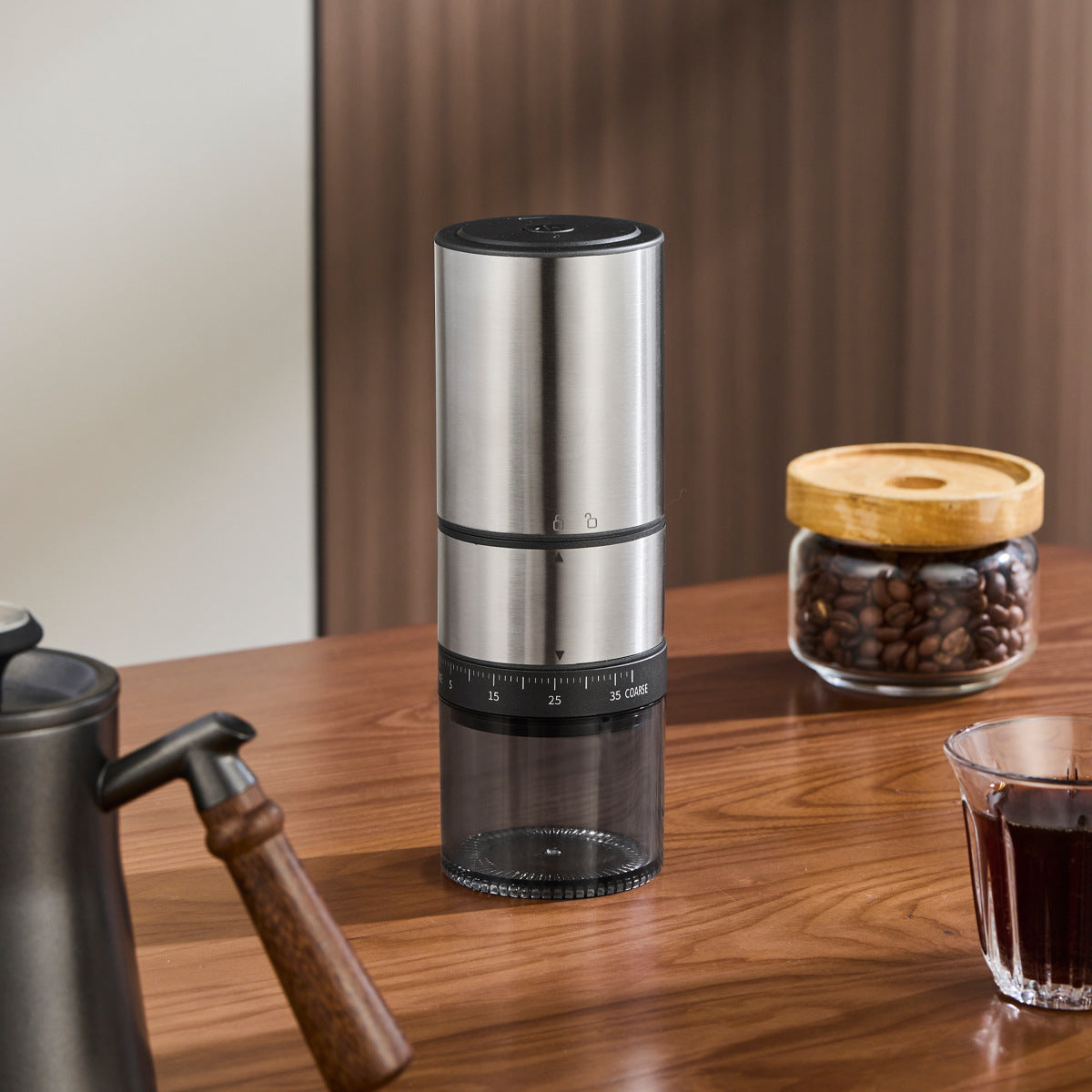 HUPSBY803 Portable Mini Electric Coffee Grinder Usb Rechargeable