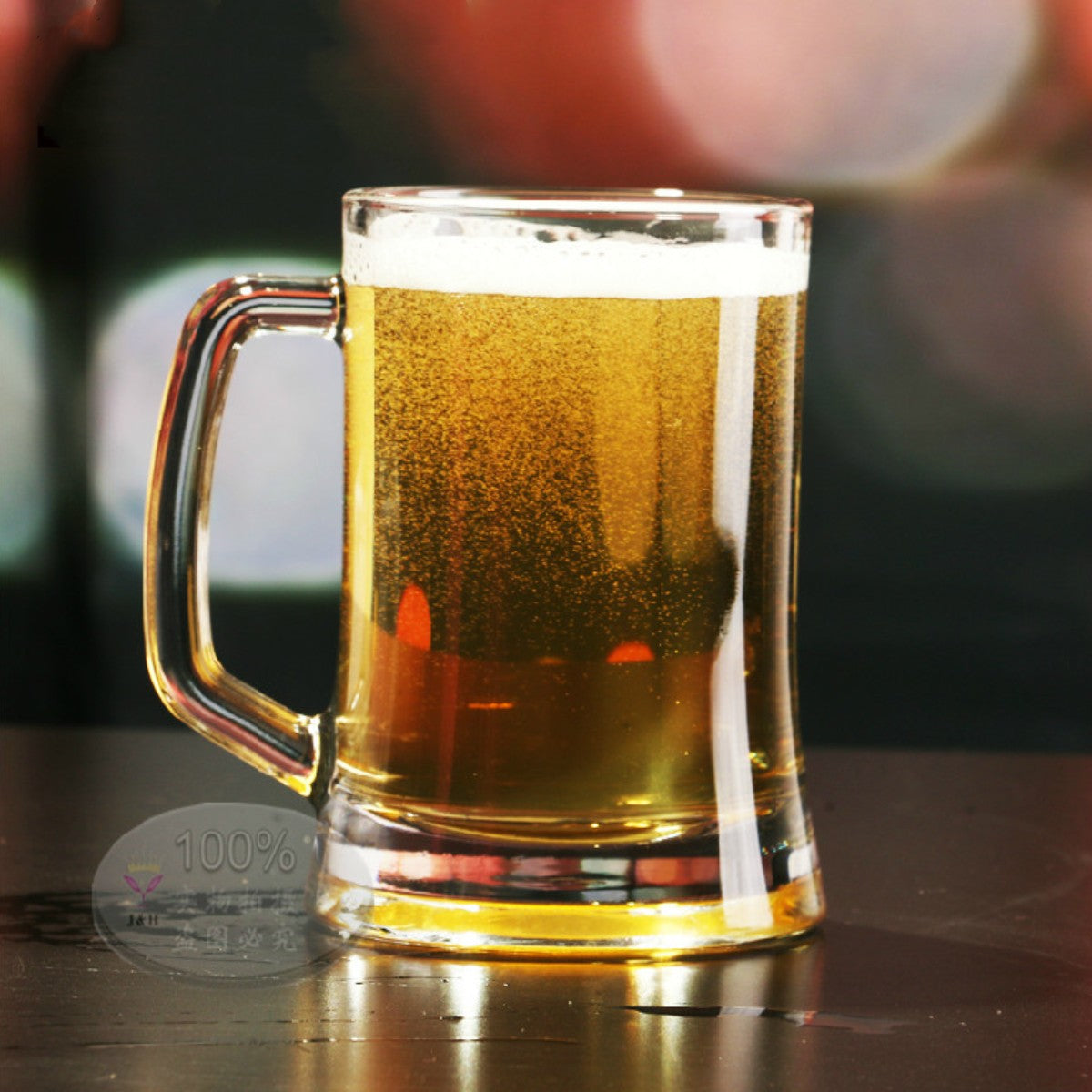 HUPSCG18 15 Oz Glass Tankard Mug