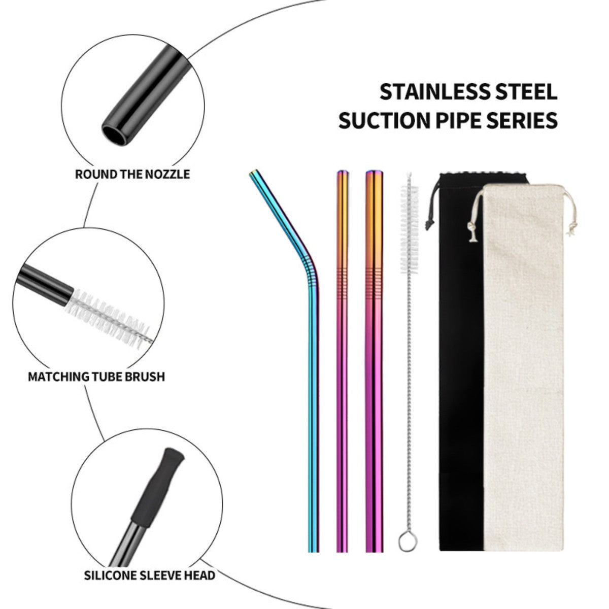HUPSCG31 Metal Straw Kit