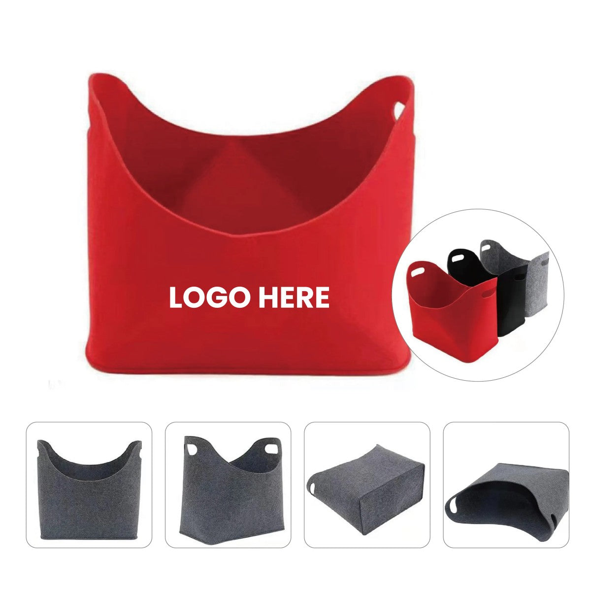 HUPSCG33 Eco-Friendly Shopping Felt Bag Organizer