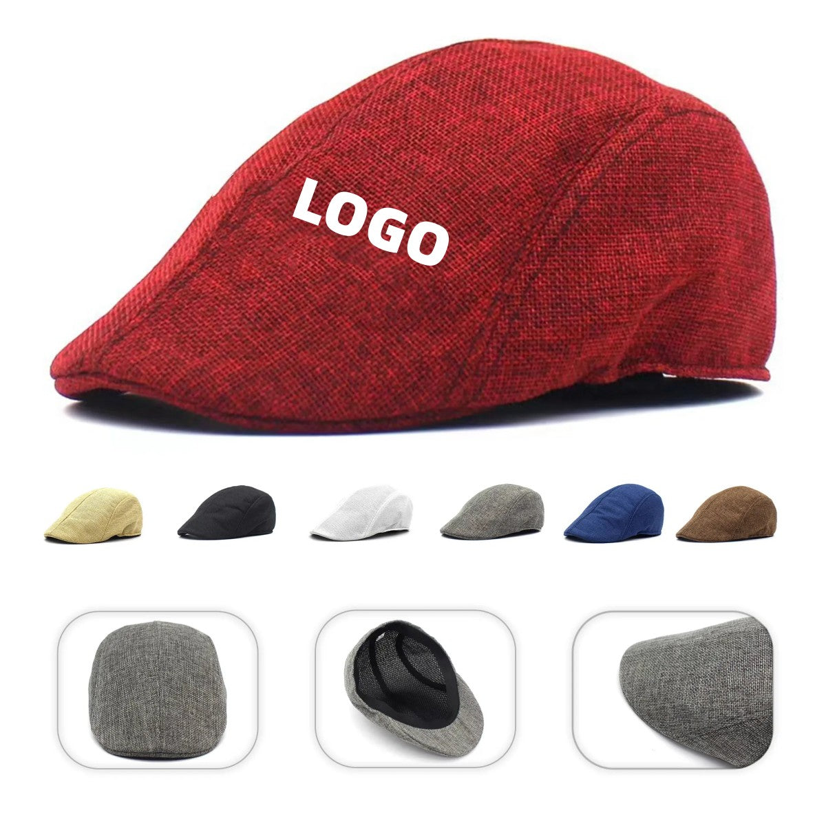 HUPSCG80 Newsboy Golf Beret