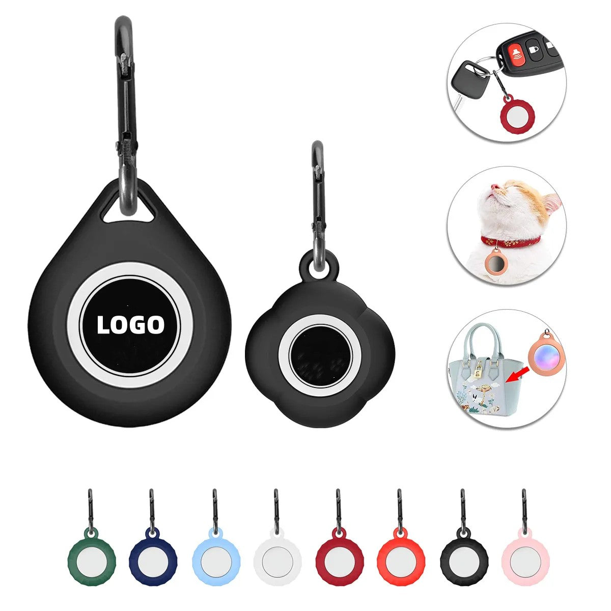 HUPSCG86 Customized Tracker Silicone Case With Carabiner